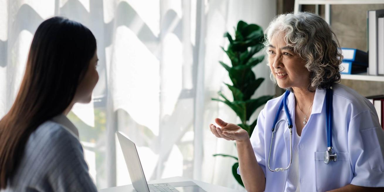 doctor giving advice